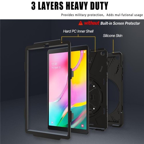 Shockproof Case Samsung Tab A 10.1 T510 T515 T590 T595 T290 T295 Stand Cover - Picture 16 of 26