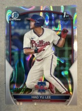 2023 Bowman 1st - Chrome Prospects Hao Yu Lee #BCP-52 Lava Refractor /399 (RC)