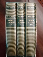 STORIA D'EUROPA 3VV FISHER H.A.L. LATERZA 1961  RILEGATO COFANETTO SPED. GRATIS
