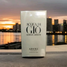 Giorgio Armani Acqua Di Gio Absolu 4.2 oz Men's EDP Spray. Discontinued. 🔥🔥