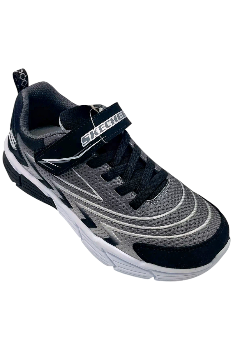 Skechers Kids Vector Matrix Voltronik Sneaker Charcoal/Black | eBay