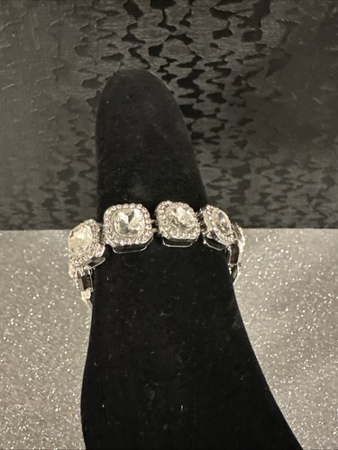 Bracciale MOISSANITE Real Link Argento Sterling Ghiacciato 8mm - Foto 5 di 10
