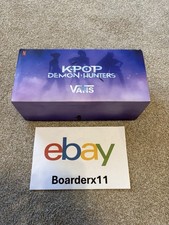 KPop Demon Hunters Black X Vans Little Kids Classic Slip-On Shoe Size 3 BNIB