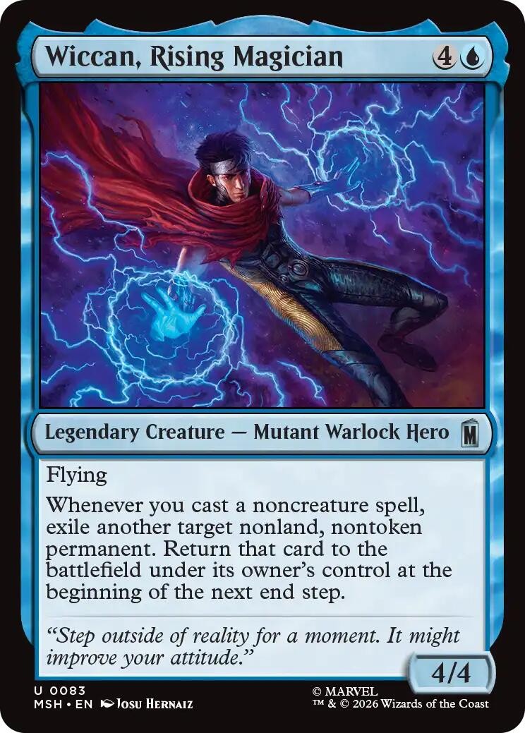 NM - Wiccan, Rising Magician MSH - 83 Marvel Super Heroes