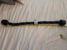 Unisex Triceps Pull Down Rope-23 Inches/Black And Blue