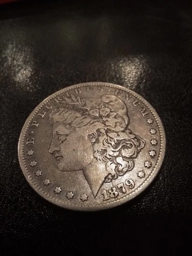 1879 Morgan Silver Dollar 90% US Coin United States Philadelphia Mint In Capsule