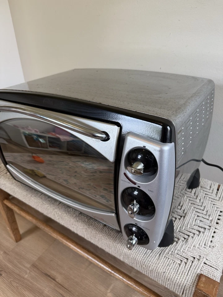 🍊DeLonghi Retro Convection Oven With Rotisserie | Model AR1070 21" x 16" WORKS! - Image 3 of 4