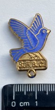 Vintage Original S.F.BC School Friend Birthday Club Enamel Badge