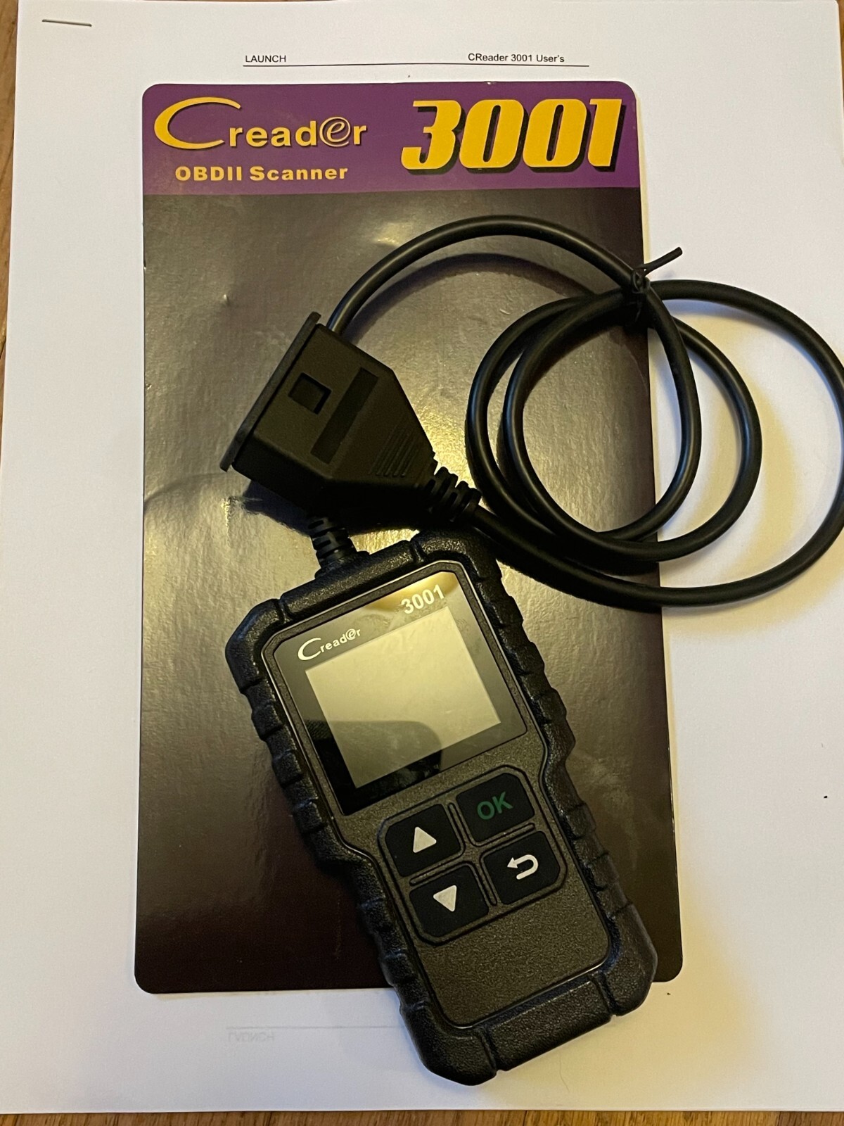 LAUNCH Creader 3001 OBD2 Scanner Car Code Reader Diagnostic Tool-image