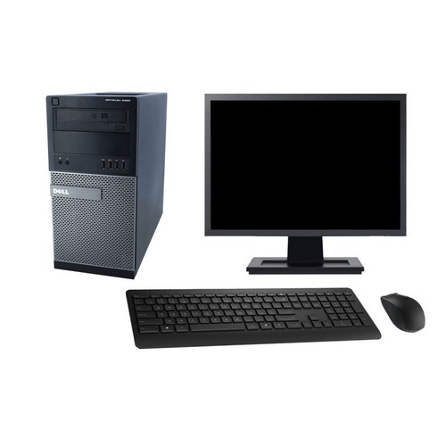 PC Tour Dell 9020 Ecran 22" Pentium G3220 RAM 8Go SSD 120Go Windows 10 Wifi - Photo 2/8