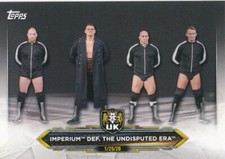 #98 Imperium def. The Undisputed ERA 2020 Topps WWE NXT
