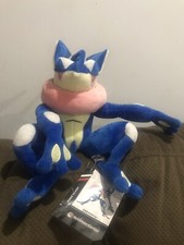 Rare Greninja Pokemon Center 2018 Original Plush 10-12 Inch Toy With Tush Tags