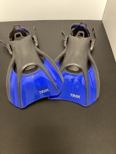 Trek Blue/Black Swimming Fins, Large