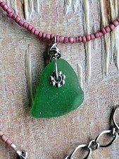 Sea Glass Necklace Necklace Surf Tumbled Dainty Sweet Girl Woman teen Hawaii