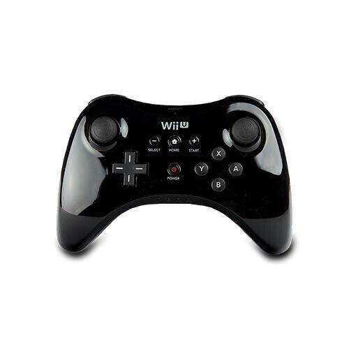 Pro Controller U for Wii and Wii U - Black 