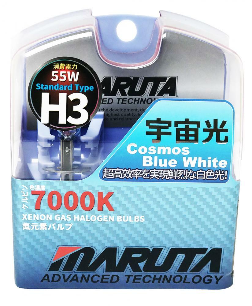 MTEC / MARUTA H3 55W 12v Cosmos Blue 7000K Xenon Gas Filled Foglight Bulbs