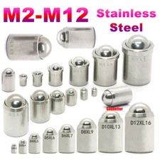 Balls Plungers Stainless Steel Push Fit Beads Spring Plunger Bearing Door Latch