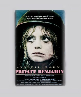 PRIVATE BENJAMIN (1980) - 2'' x 3'' MOVIE POSTER MAGNET (Goldie Hawn comedy)