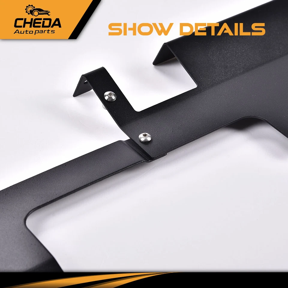 Nuevo kit de placa de enfriamiento de cubierta de radiador apto para Subaru WRX y STi 2015-2018 negro  Foto 3 de 4
