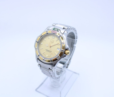 Tag Heuer 4000 Series Herrenuhr Ref 995.413 Mid Size Bi-Metall Quarzuhr ''