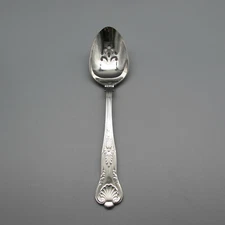Oneida 18/10 Stainless Kings Slotted Serving Spoon New