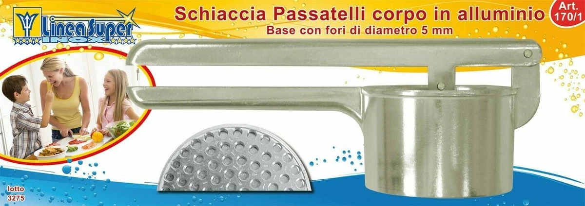Schiacciapatate In Acciaio Inossidabile - Pressa Per Alimenti Per Patate, Verdura, Frutta, Carne, Ideale Per Casa E Campeggio