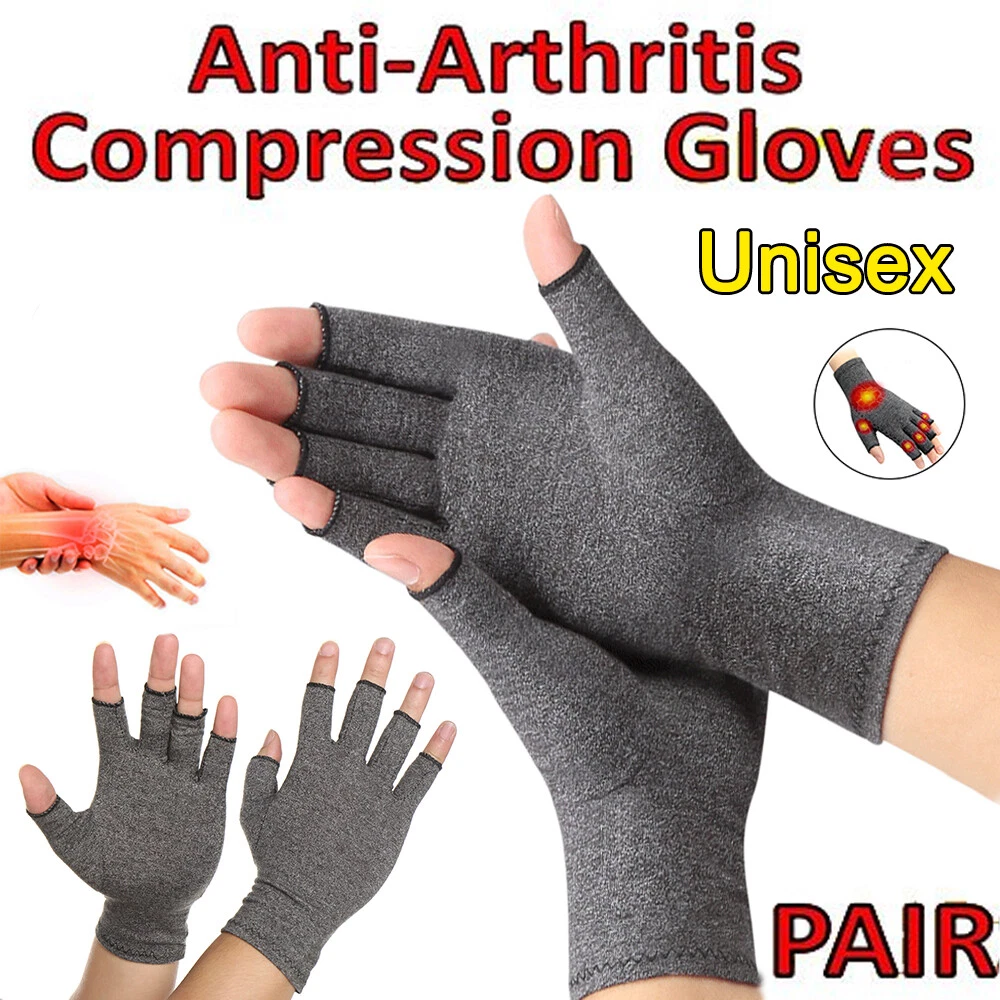 Medical Arthritis Gloves Compression Copper Pain Relief Hand Wrist.