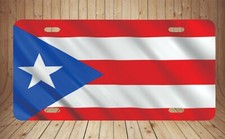 Puerto Rico License Plate Sublimated, USA Made