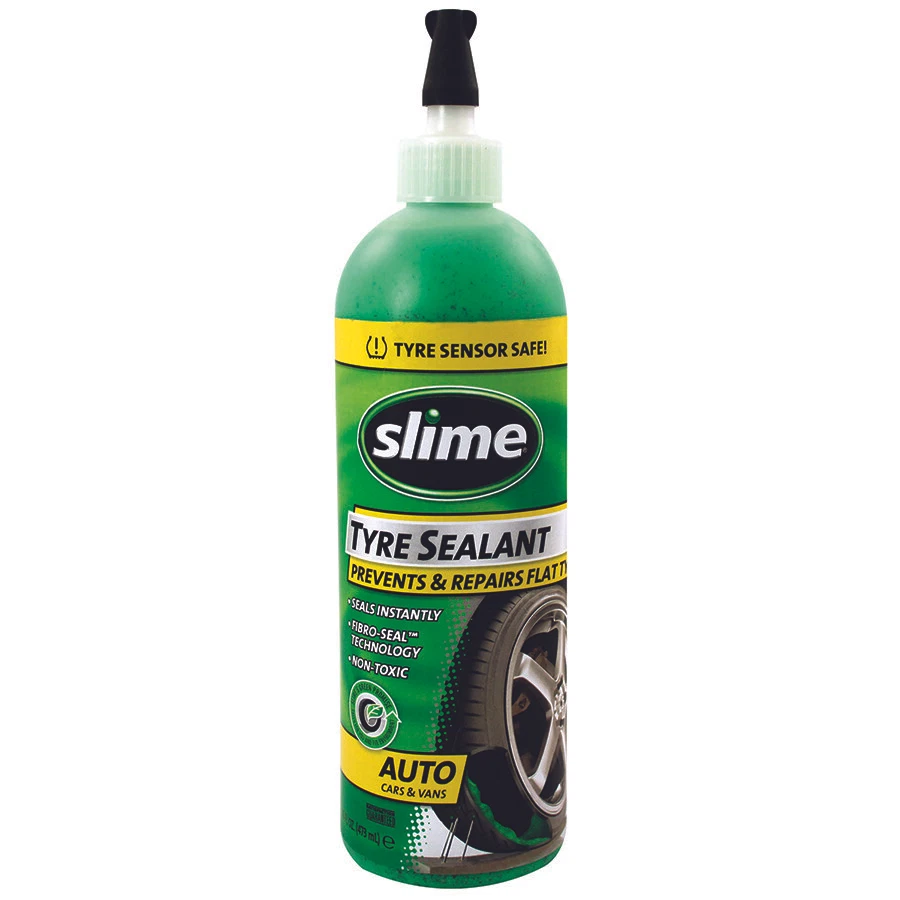 Slime Tyre Sealant Repair 473ml Car Van Puncture Flat Tubeless