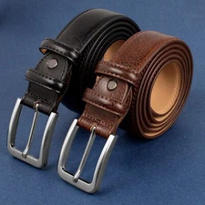 Men’s belts Full Grain Genuine Leather Casual Dress Jeans Belts for Men CINTURON