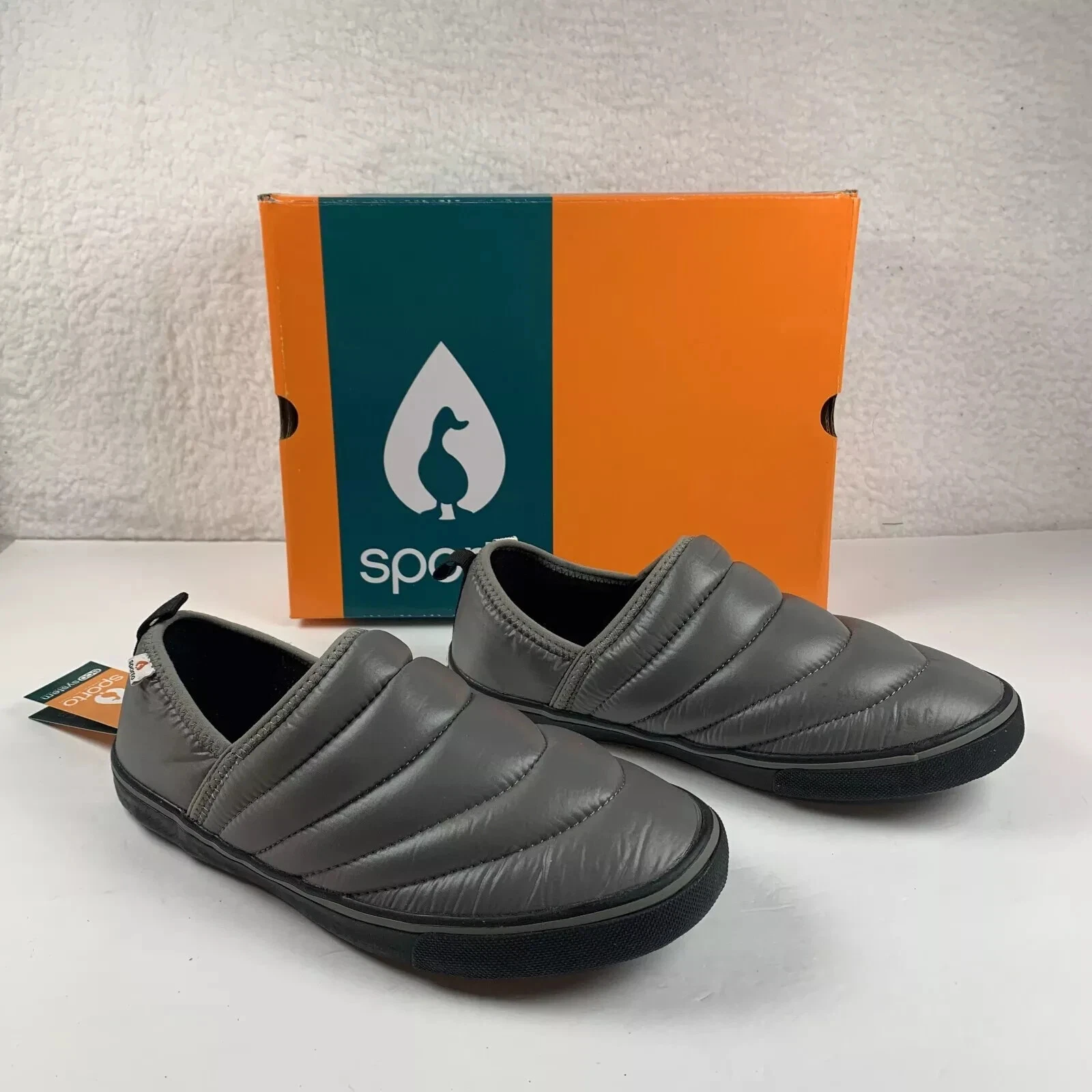 Sporto Puffer Quilted Vylon Slip-On Sneaker Pewter | 9M
Opens in a new window or tab