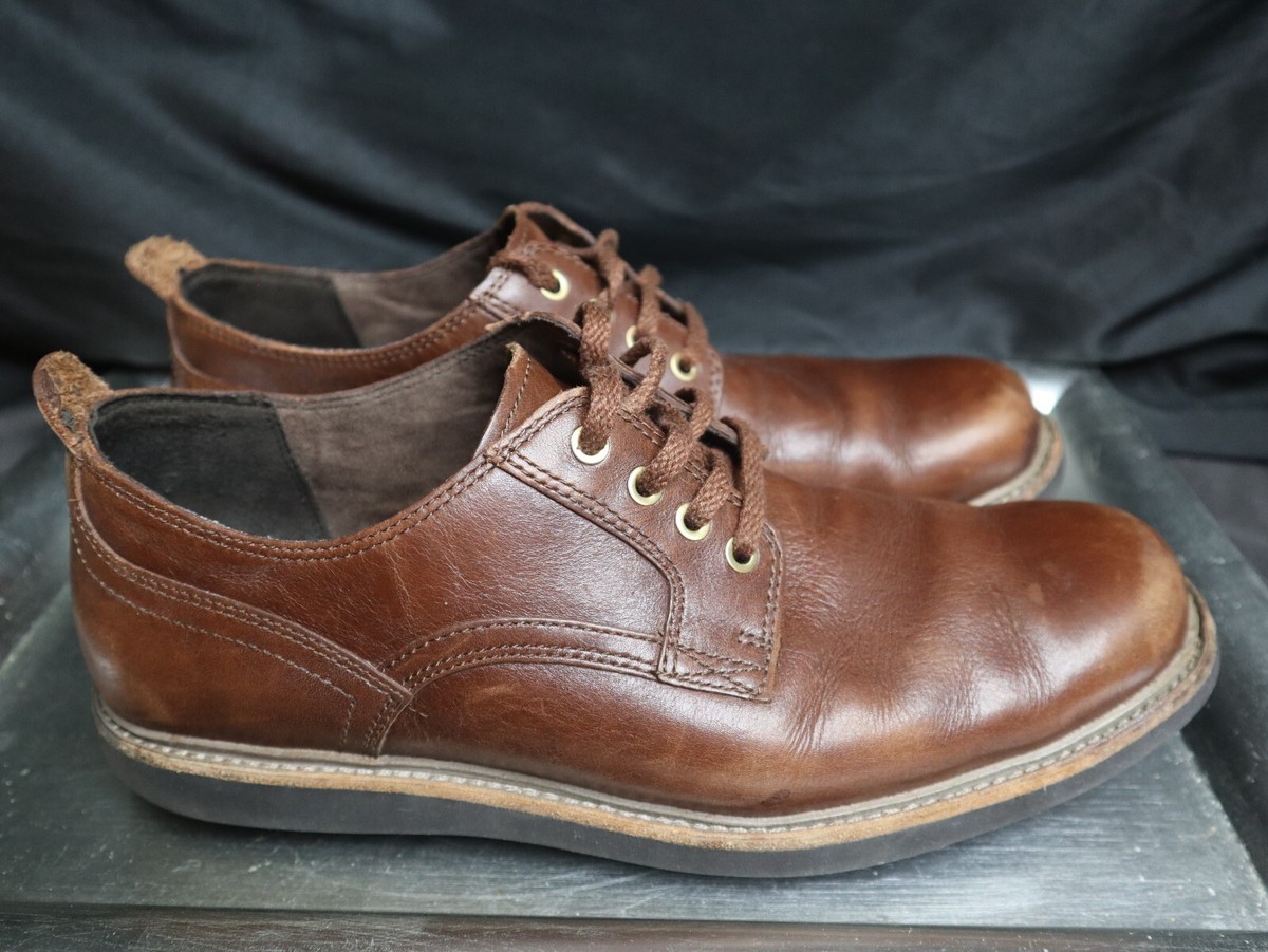 Rockport Walkability Shoes Mens 9 M Brown Leather Plain Toe  display picture 1