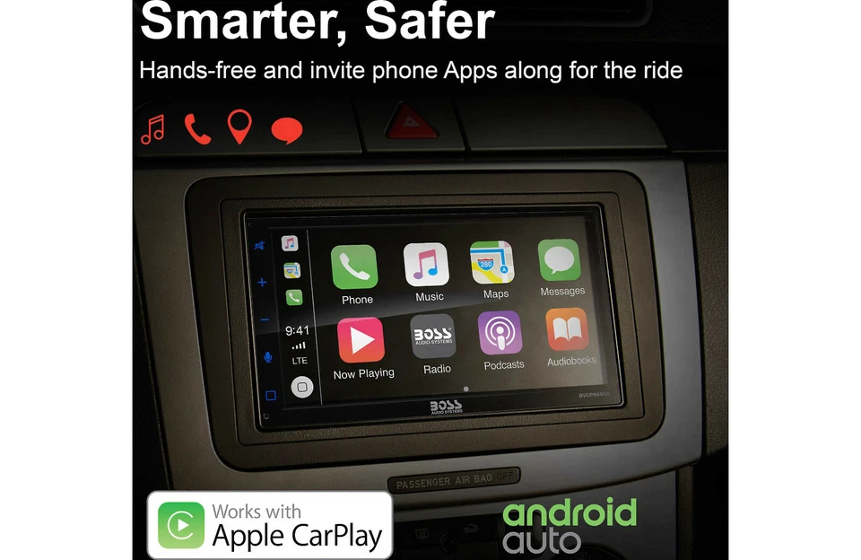 Corvette 1997-2004 C5 Radio Boss BVCP9685A 7'' Mechless Carplay Android Auto BT - Image 4 of 4