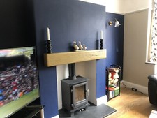 Oak Effect Geo Cast Beam non combustible light Oak look 48" inch Inc Fixings