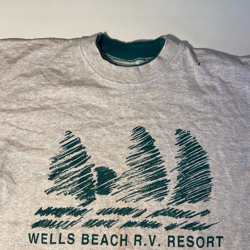 Gear For Sports Mens Graphic T-shirt Gray Wells Beach R.V.