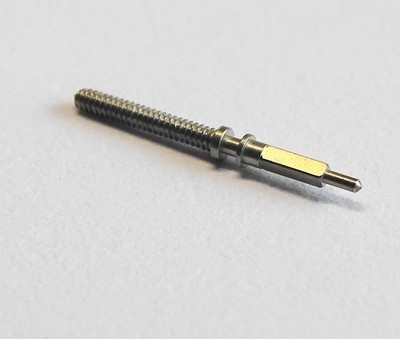 Tige De Remontoir Pour Montre AS Schild 1130 - Neuf Sans étiquette - Acier Inoxydable, Couleur Gris - France