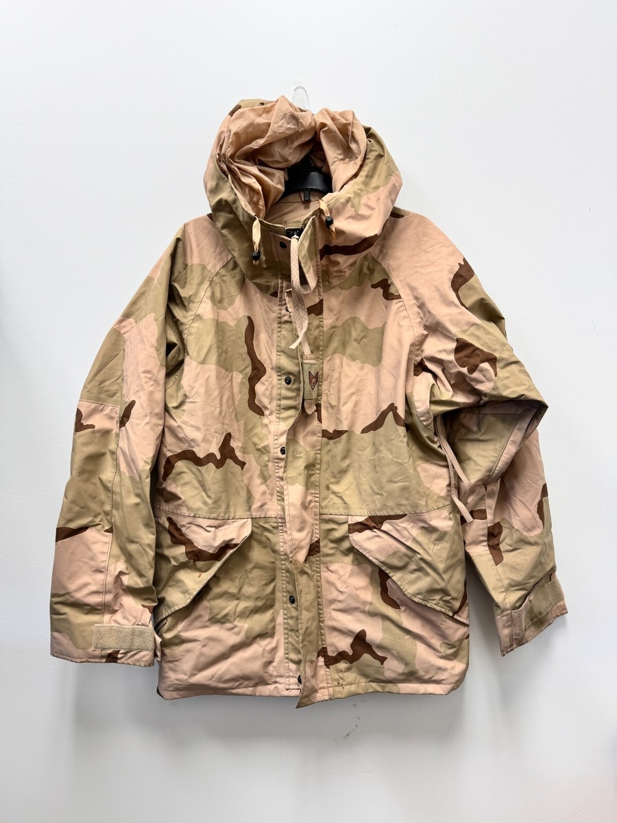 ジャケット・アウター ECWCS 3C DESART CAMO GORE-TEX PARKA 05年納品 U.S.ARMY 米軍実品 US.ARMY ECWCS 3Cデザートカモ柄