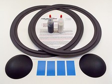 JBL LE15 LE15A PR15 -15" Woofer Foam Speaker Repair Kit w/ Shims  Dust Caps 