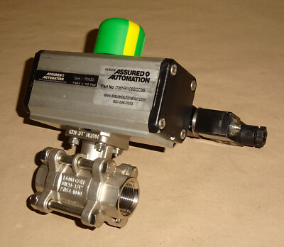 Assured Automation D36NRX06SCC3B Valve & Actuator Assembly 3/4'' NPT SS Valve NEW