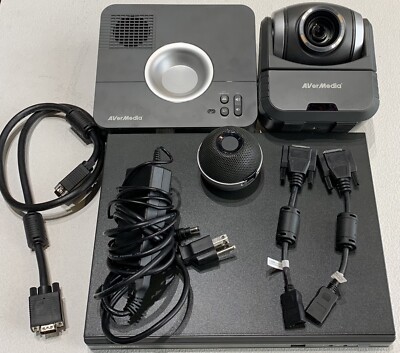 Used Aver Media Video Conferencing System V2D1 with Hard Cover Case 