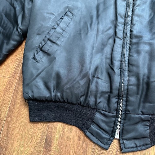 Vtg Timber King Bomber Flight Jacket Mens XL Insulated Security Coat Made USA - Picture 8 of 17