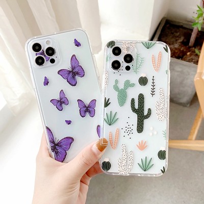 Flower Butterfly Case Cute Girls Cover For Iphone 12 Pro Max 11 Xr Xs X 7 8 Plus Ebay