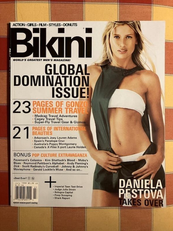 Bikini Magazine - July 1999 -Daniela Pestova, Penelope Cruz, Joey Lauren Adams-image