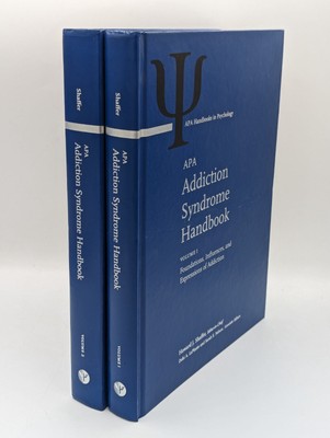 APA Addiction Syndrome Handbook Volume 1 & 2, 1st Edition Howard Shaffer