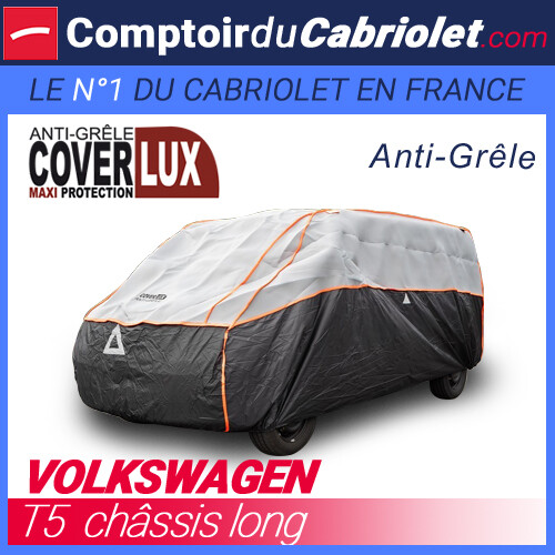 Housse T5 châssis long Coverlux pour protéger votre van en camping
