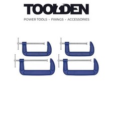Image of Sealey AK6006SET 150mm & 200mm G-Clamp Set 4pcs