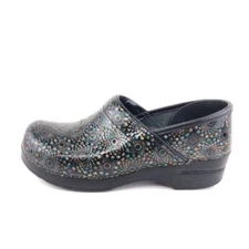 Dansko Medallion Leather Professional Clogs EU 41 Womens Size 10.5-11 Multicolor