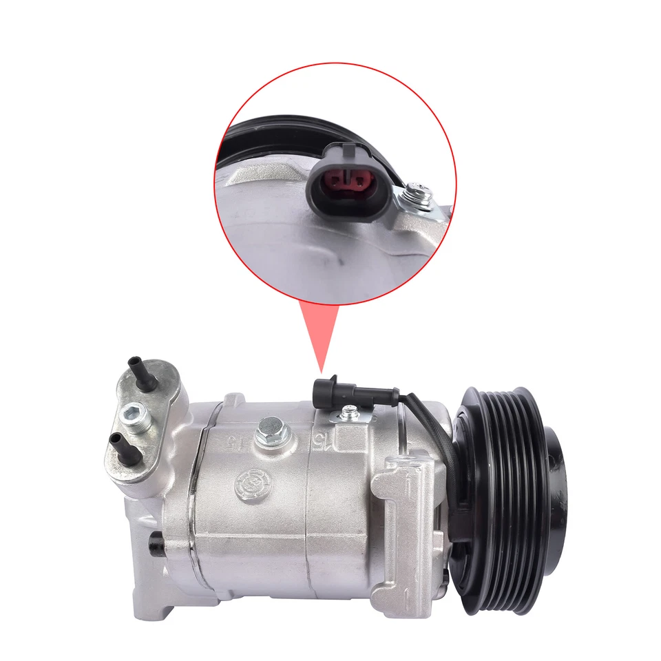 Para Chevrolet Camaro 2010-2015 3,6 L V6 compresor de aire acondicionado con embrague CO 2219C Foto 4 de 4