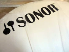 NEW Set SONOR 16" FACTORY LOGO "Jungle" BASS DRUM HEADS (Force/AQ2/Select/SQ2)