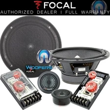 FOCAL 165A1 6.5" 120W RMS 2-WAY COMPONENT SPEAKERS MIDS TWEETERS CROSSOVERS NEW